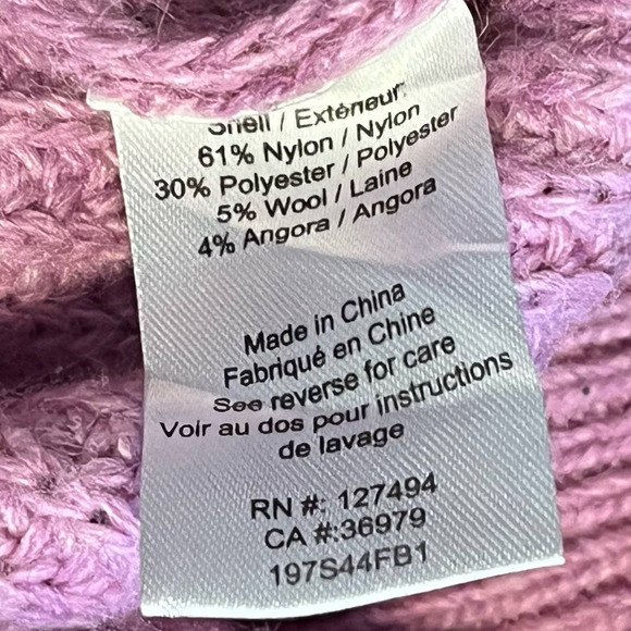 Heartloom Dani Lilac Pink Purple Wool Angora Blend Pullover Sweater Medium - Picture 3 of 10